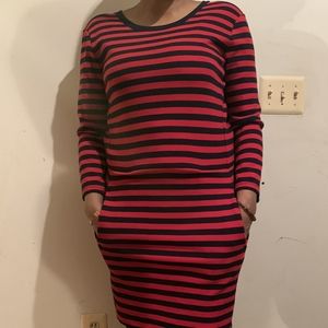 Stripped Gap dress